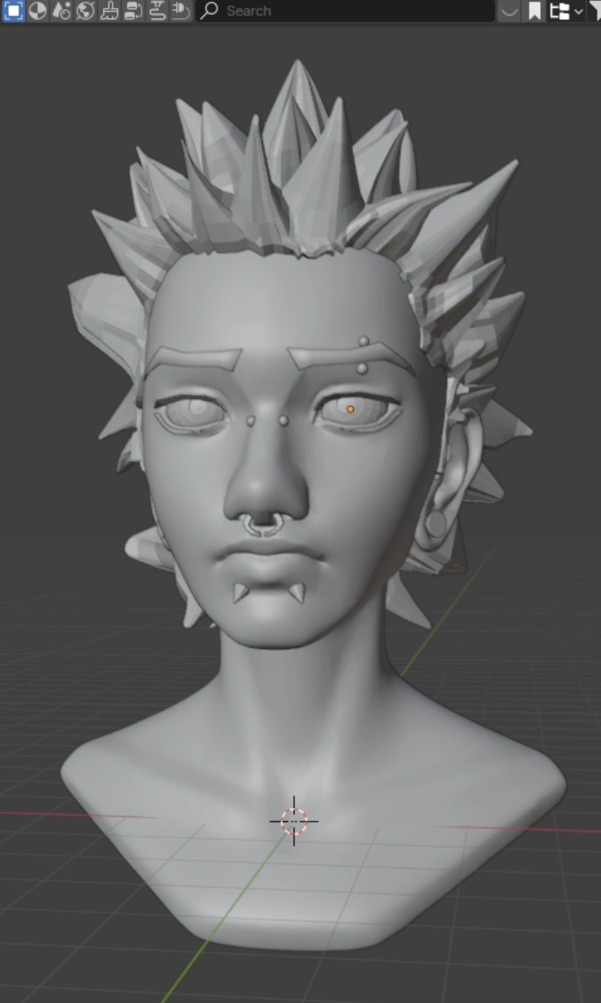 3D OC fanart work in progress - Unvale