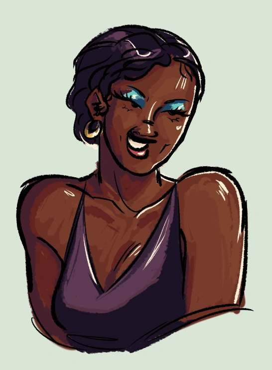 pretty lady i drew - Unvale