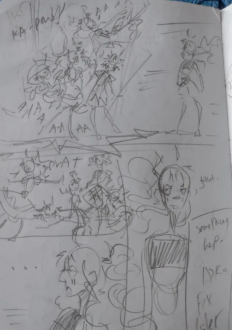 Mutations comic drafts primary image