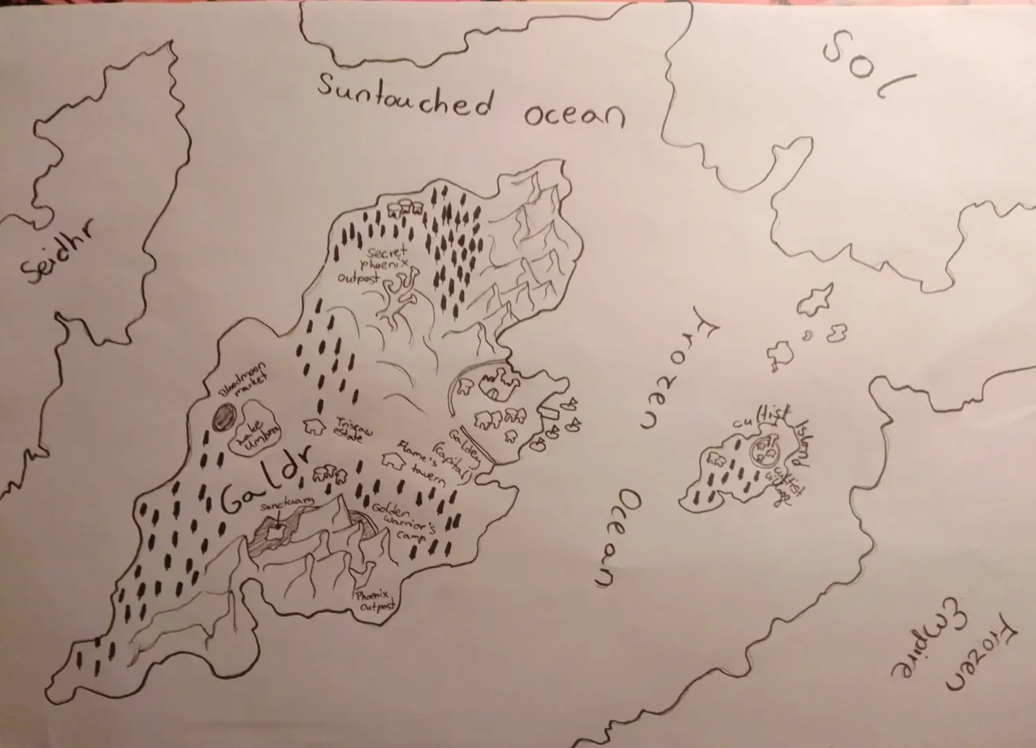 Fantasy world of my bookseries (first book: the Soul of Magic) primary image