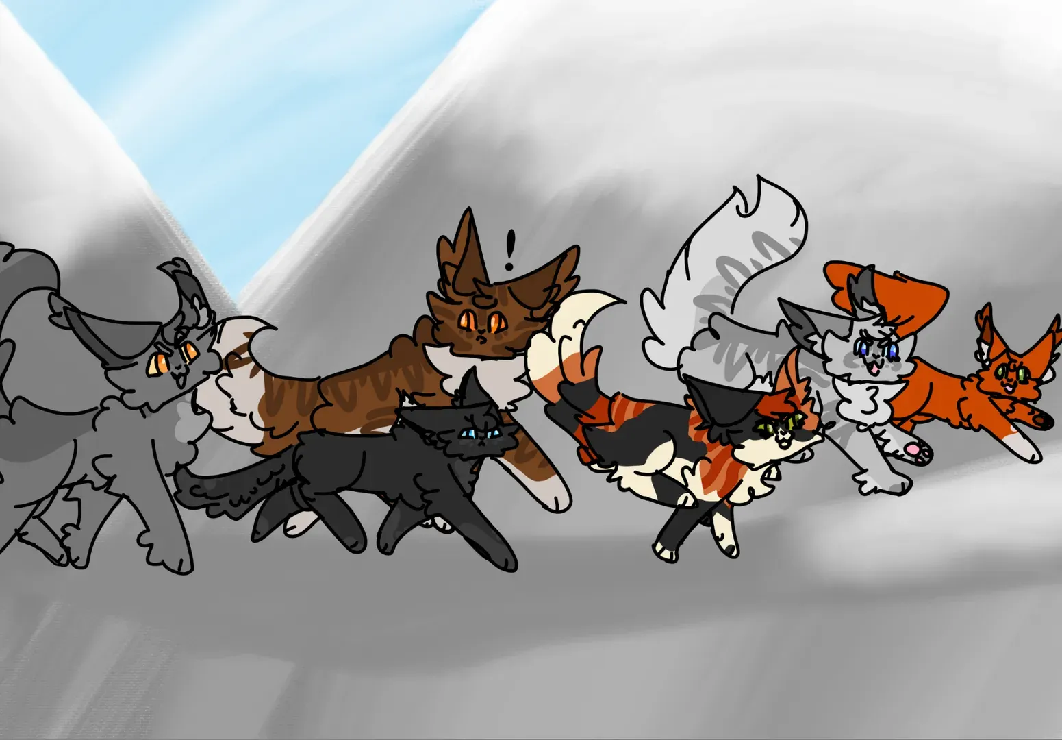 Warrior cats backgrounds & cats primary image