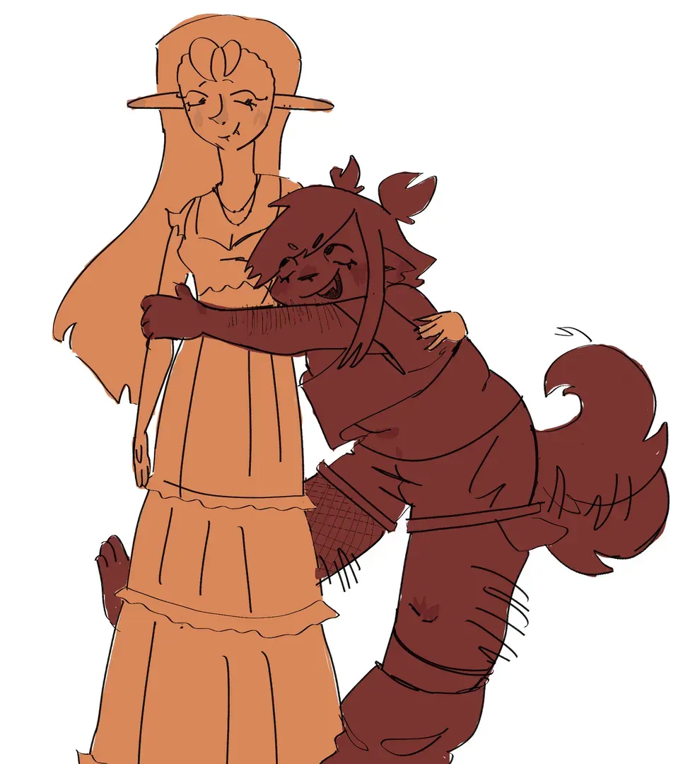 Werewolf and vampire yuri primary image